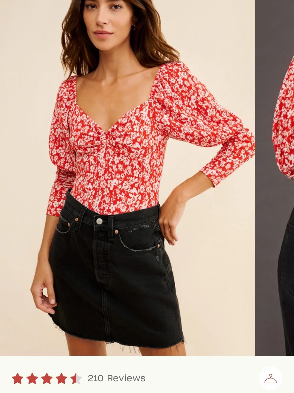 Anthropology Puff Sleeve blouse